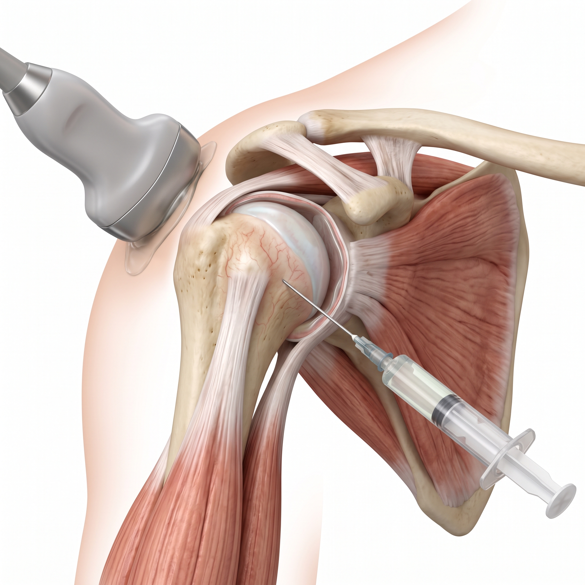 Infiltração articular no ombro guiada por ultrassom